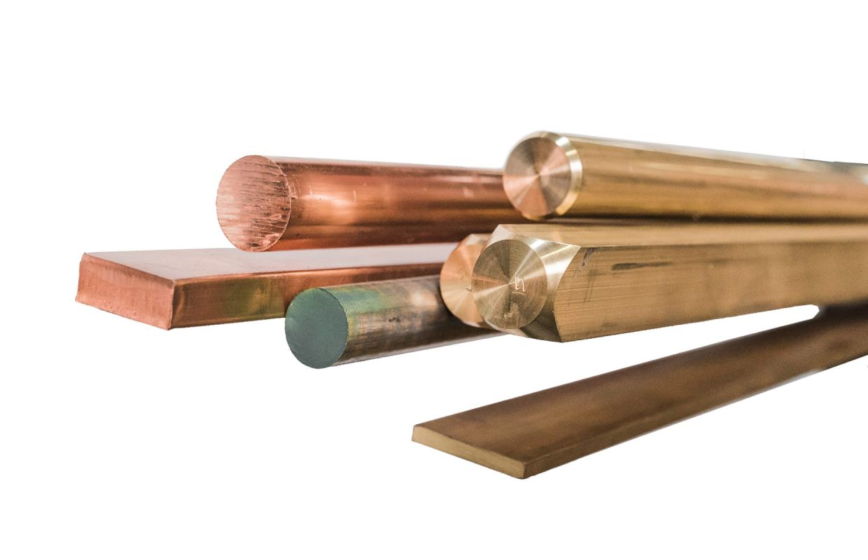 Halbzeug aus Kupfer, Bronze und Messing