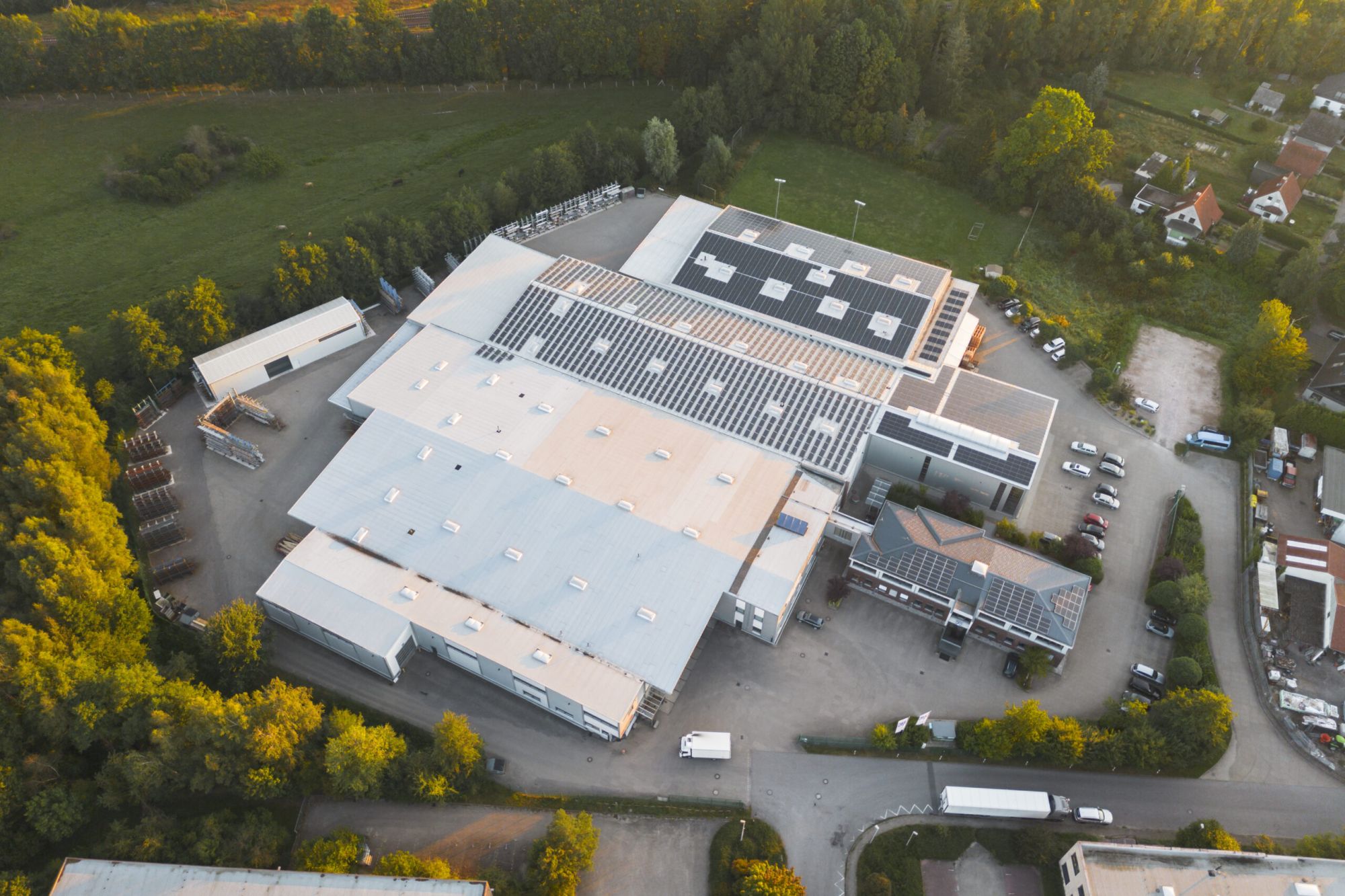 Kleineberg Stelle Vogelperspektive